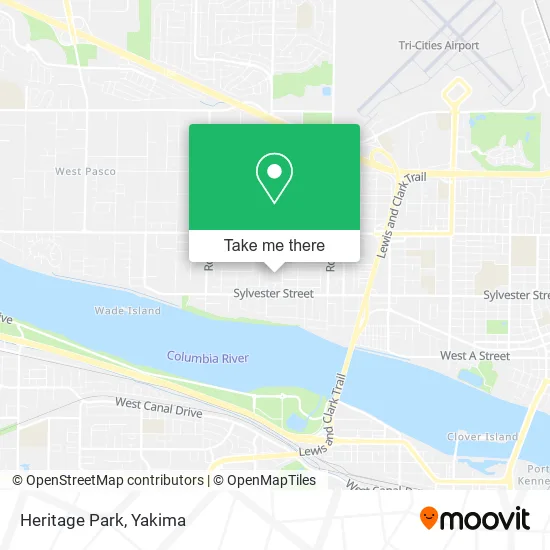 Heritage Park map