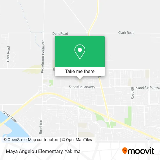 Maya Angelou Elementary map
