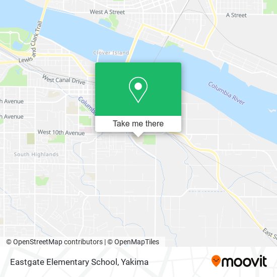 Eastgate Elementary School map