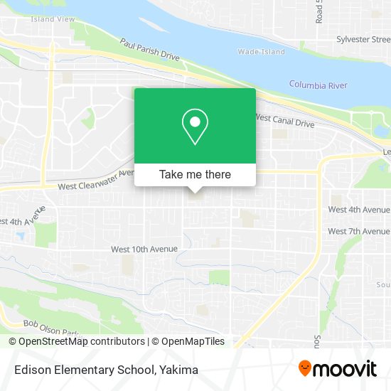 Edison Elementary School map