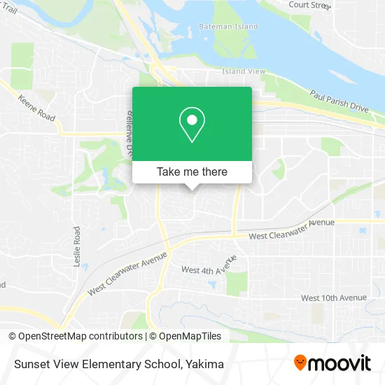 Sunset View Elementary School map