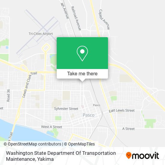 Washington State Department Of Transportation Maintenance map