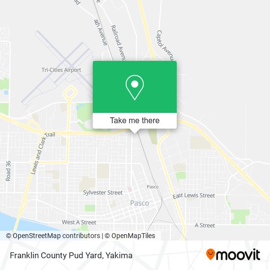 Franklin County Pud Yard map