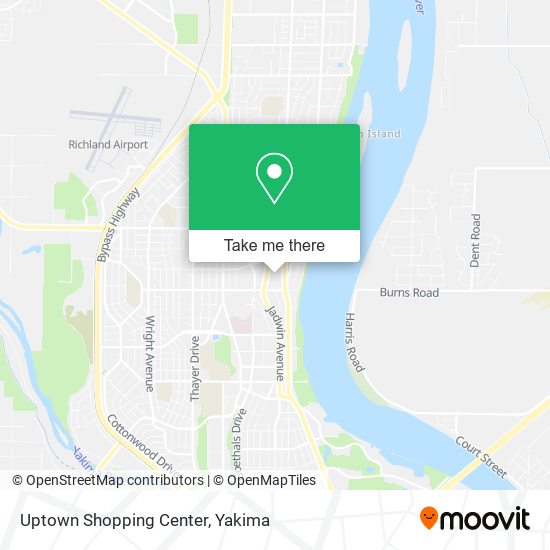 Uptown Shopping Center map