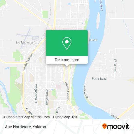 Mapa de Ace Hardware