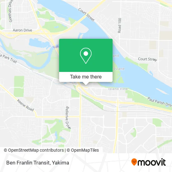 Ben Franlin Transit map