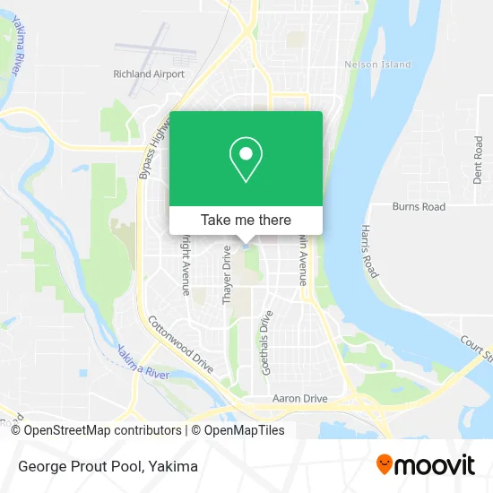 George Prout Pool map