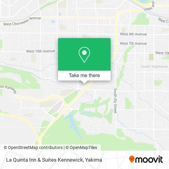 La Quinta Inn & Suites Kennewick map