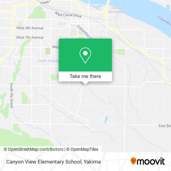 Mapa de Canyon View Elementary School