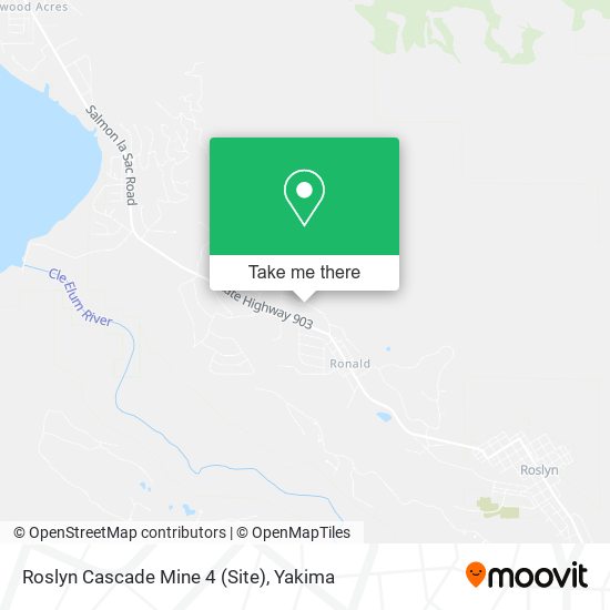 Roslyn Cascade Mine 4 (Site) map