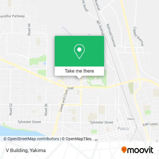 V Building map