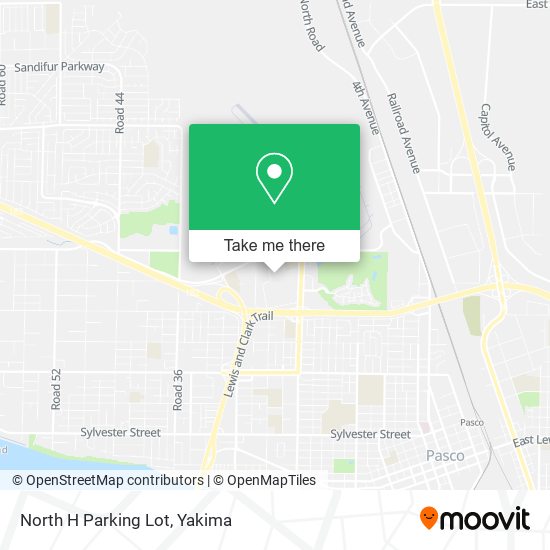 North H Parking Lot map