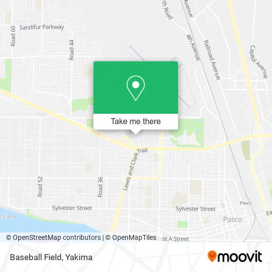 Baseball Field map