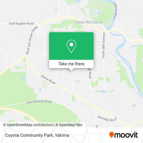 Mapa de Coyote Community Park