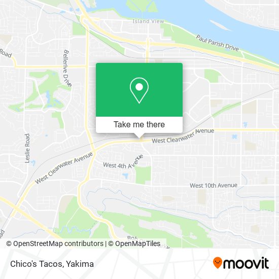 Mapa de Chico's Tacos