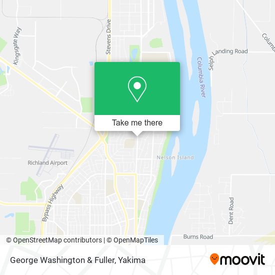 George Washington & Fuller map