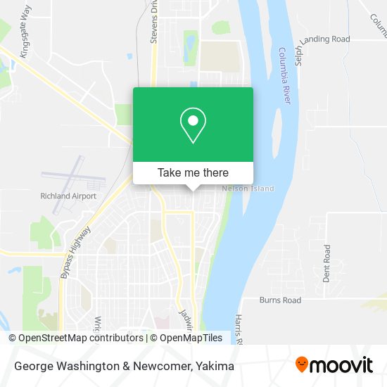 George Washington & Newcomer map