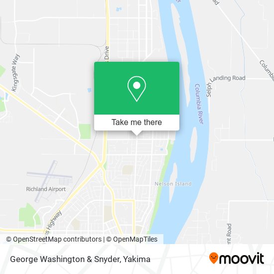 George Washington & Snyder map