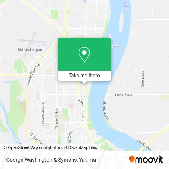 George Washington & Symons map