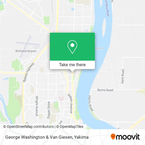 Mapa de George Washington & Van Giesen