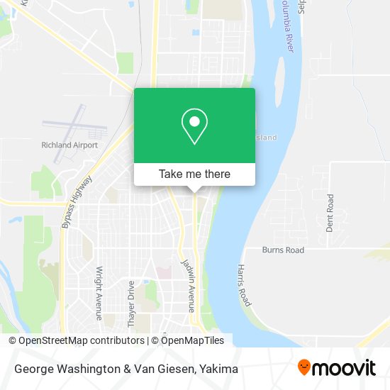 George Washington & Van Giesen map