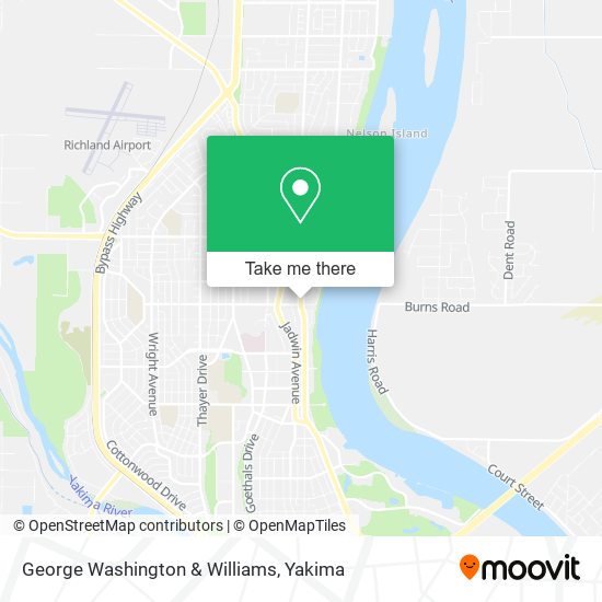 George Washington & Williams map