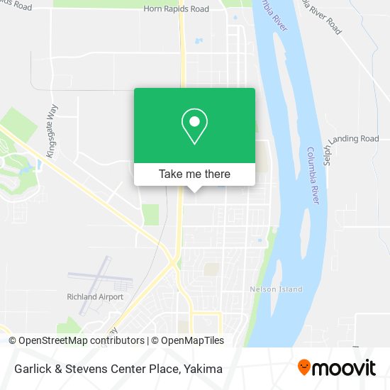Garlick & Stevens Center Place map