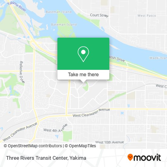 Mapa de Three Rivers Transit Center