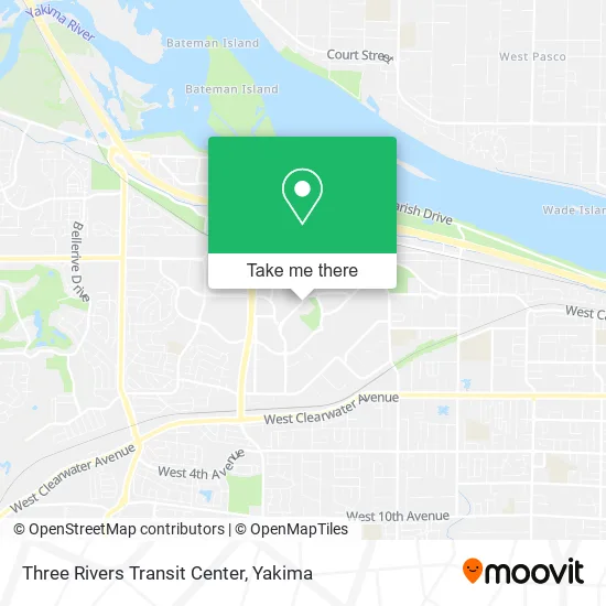 Three Rivers Transit Center map