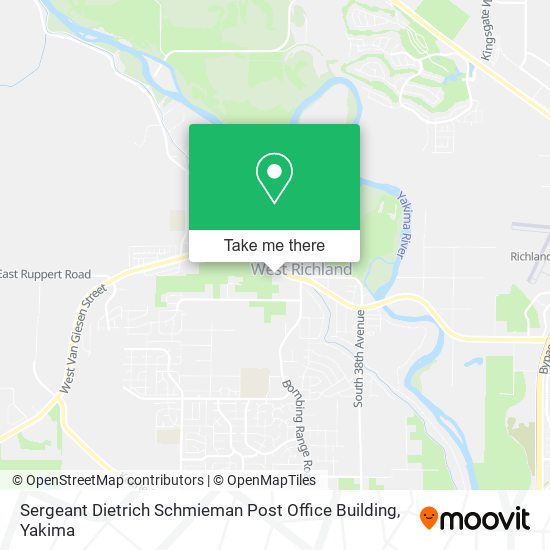 Sergeant Dietrich Schmieman Post Office Building map