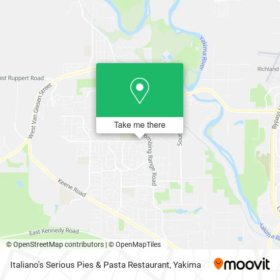Mapa de Italiano's Serious Pies & Pasta Restaurant