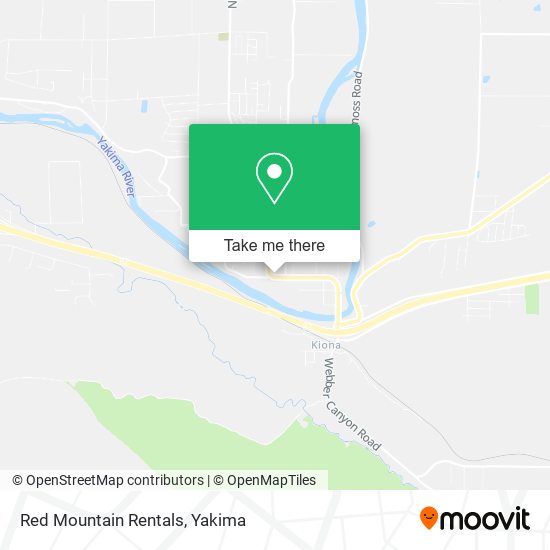Red Mountain Rentals map