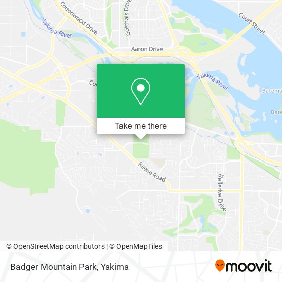 Mapa de Badger Mountain Park