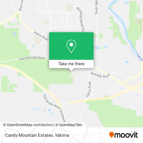 Mapa de Candy Mountain Estates
