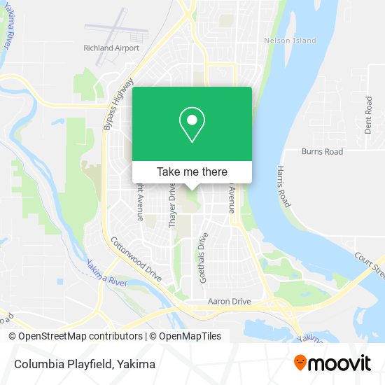 Mapa de Columbia Playfield