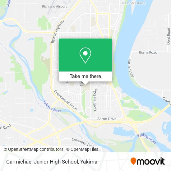 Mapa de Carmichael Junior High School