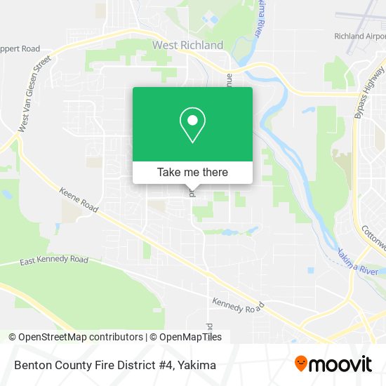 Mapa de Benton County Fire District #4