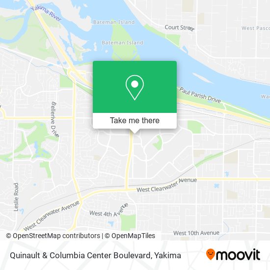 Quinault & Columbia Center Boulevard map
