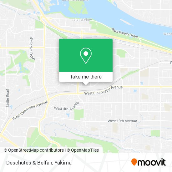 Mapa de Deschutes & Belfair