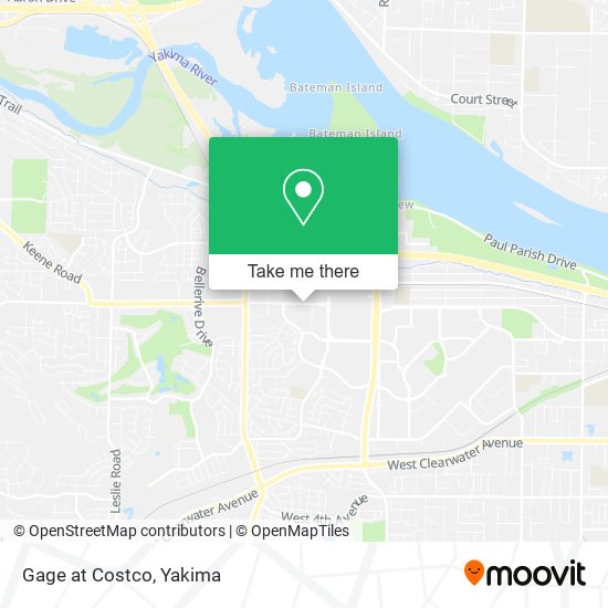 Mapa de Gage at Costco