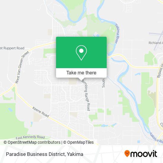 Paradise Business District map