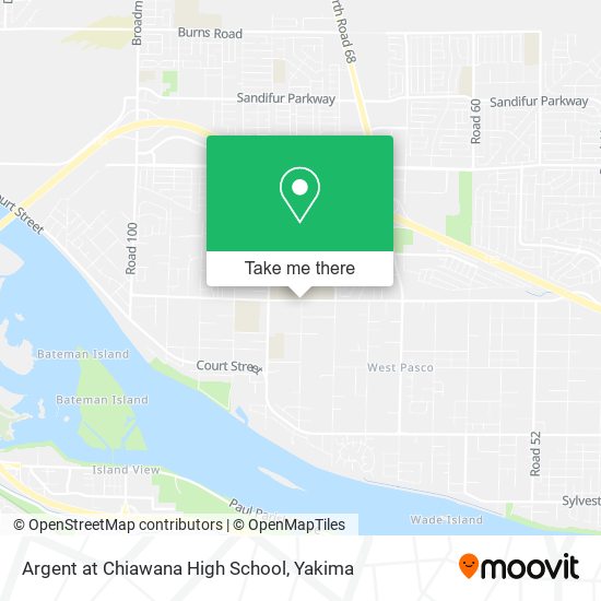 Mapa de Argent at Chiawana High School