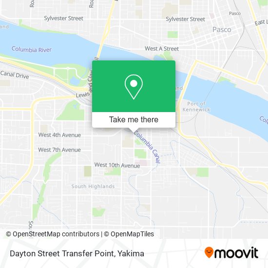 Mapa de Dayton Street Transfer Point
