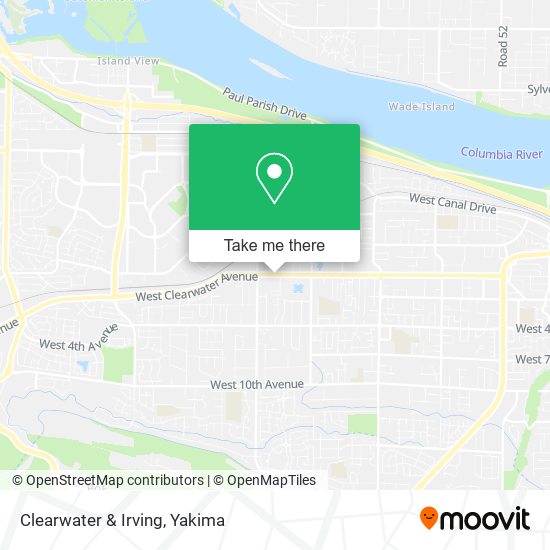 Mapa de Clearwater & Irving