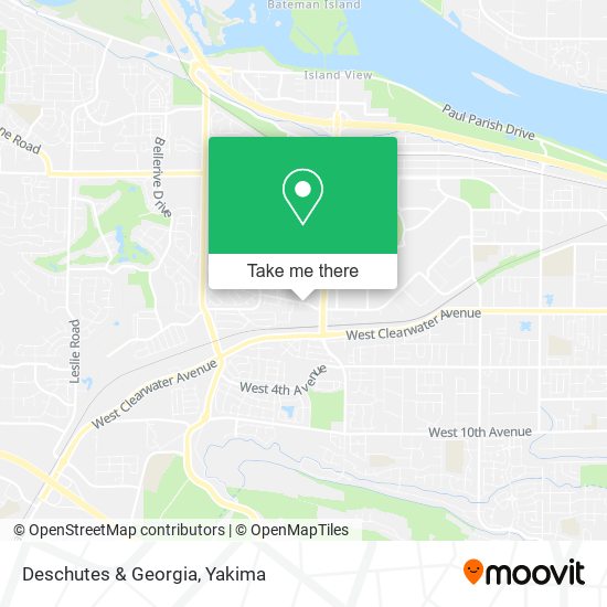 Mapa de Deschutes & Georgia