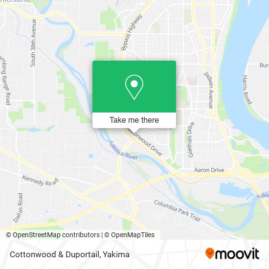 Mapa de Cottonwood & Duportail