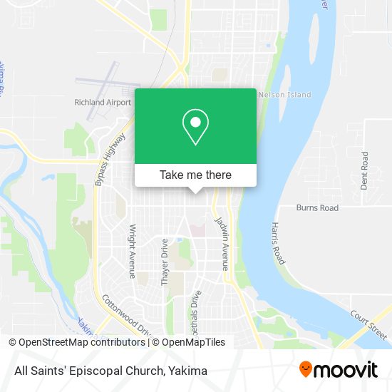 Mapa de All Saints' Episcopal Church