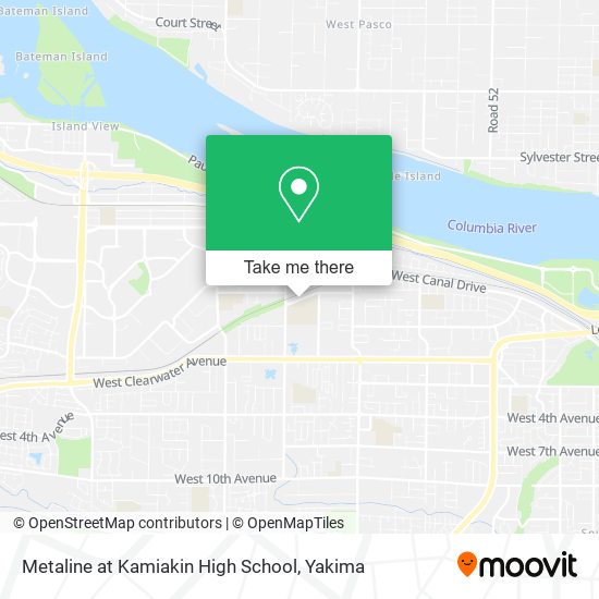 Metaline at Kamiakin High School map