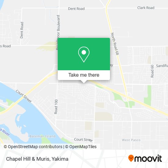 Mapa de Chapel Hill & Muris