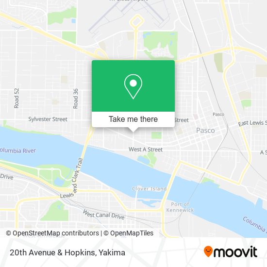Mapa de 20th Avenue & Hopkins